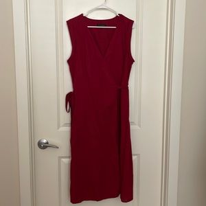 Linen banana republic wrap dress